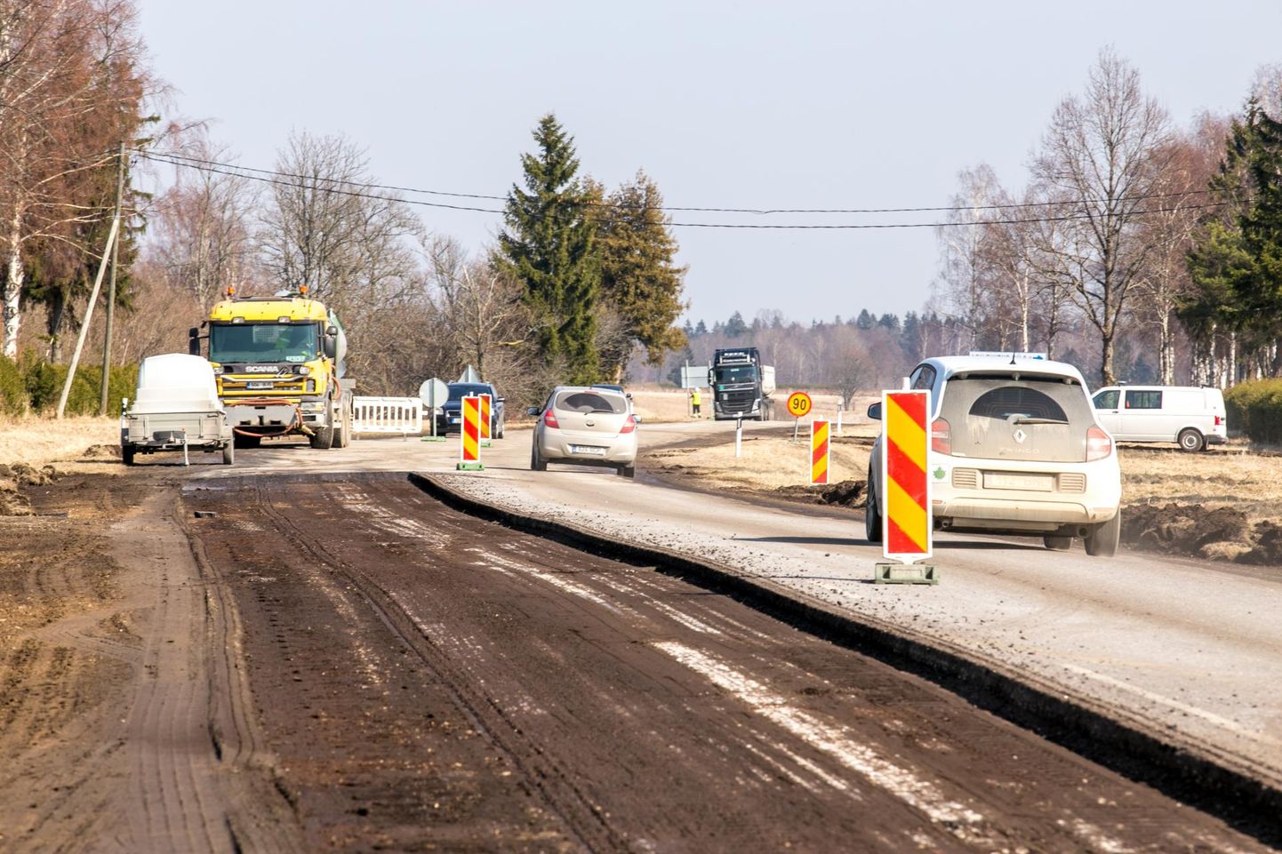 Möödunud aastal pooleli jäänud teetööd Tori ja Pärnu vahel jätkuvad Urumarja–Taali lõigul.