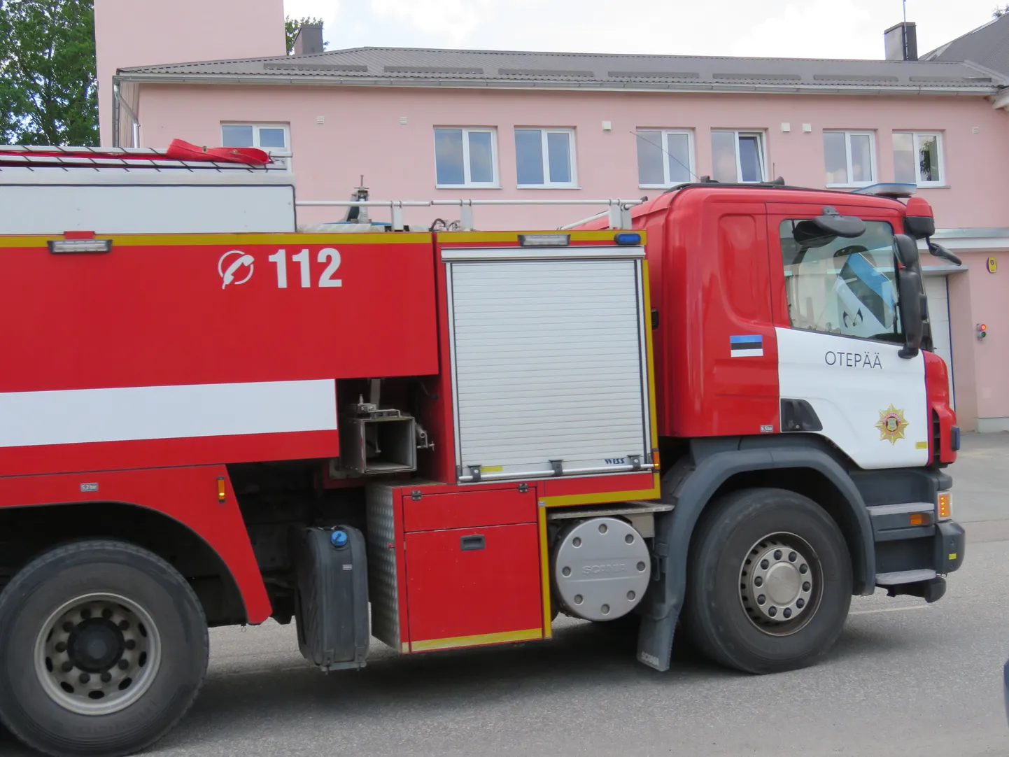 Otepää päästeauto. Foto on illustratiivne.