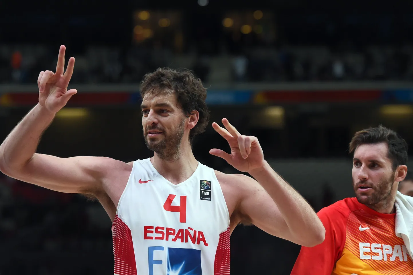 Hispaania liidrid Pau Gasol (vasakul) ja Rudy Fernandez on vigastuste kiuste koondise taas kõrgesse mängu vedanud.