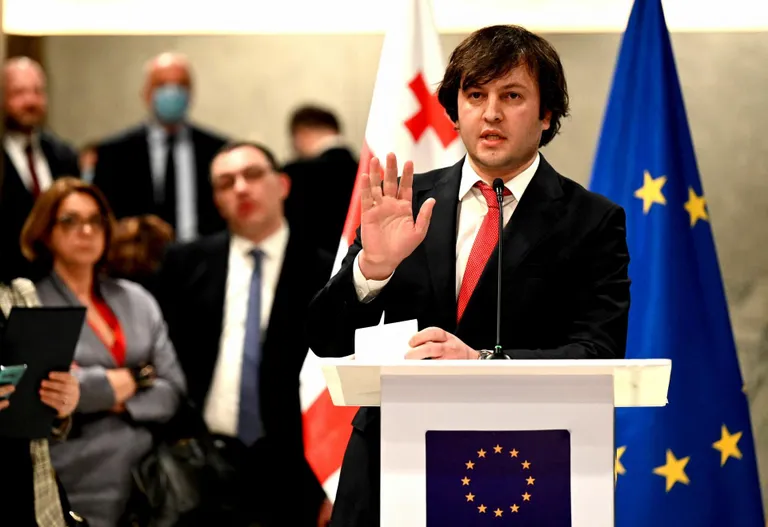 Valitseva partei Gruusia Unistus esimees Irakli Kobahhidze.