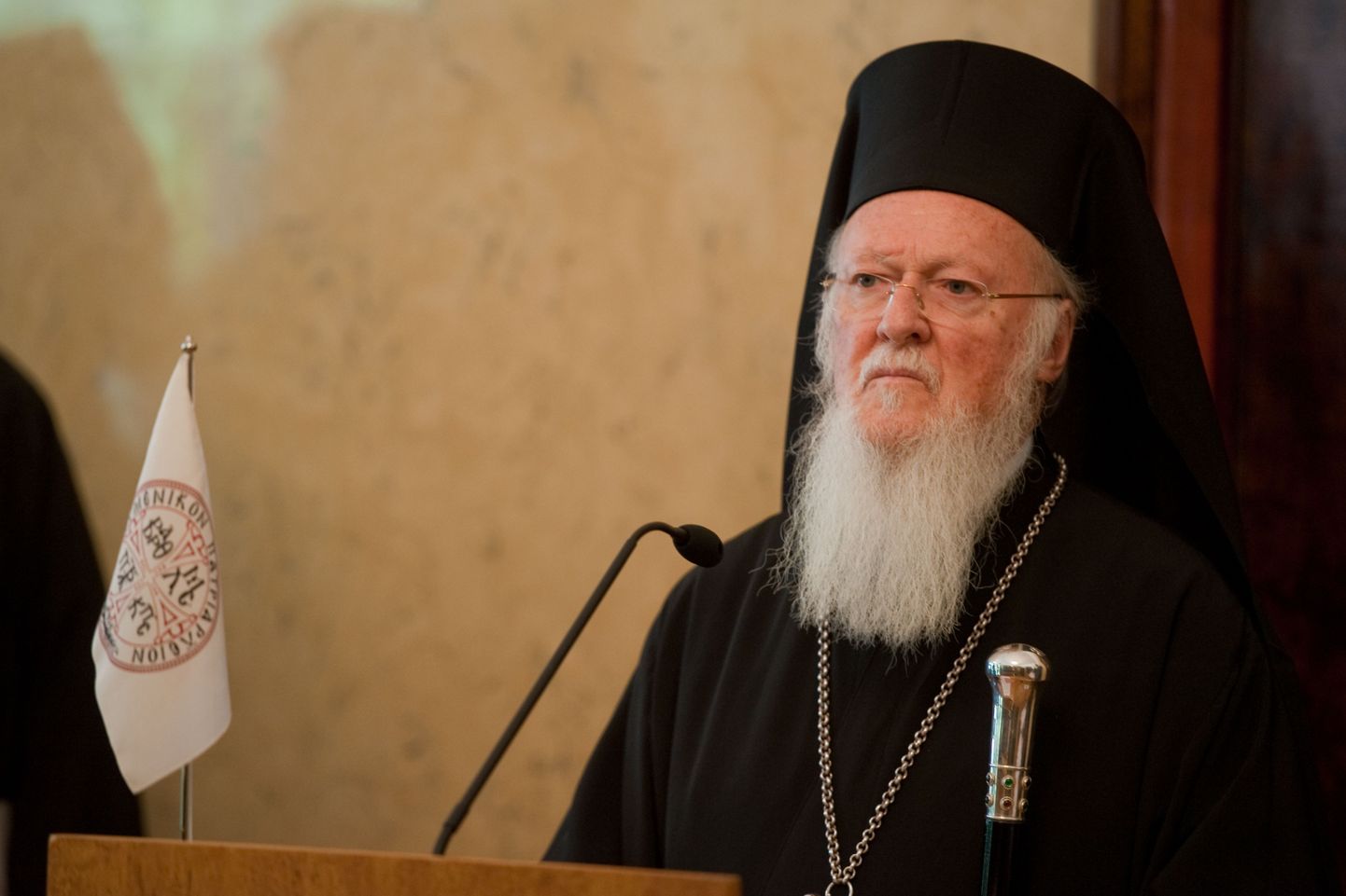 Patriarh Bartolomeus kohtus president Toomas Hendrik Ilvesega.