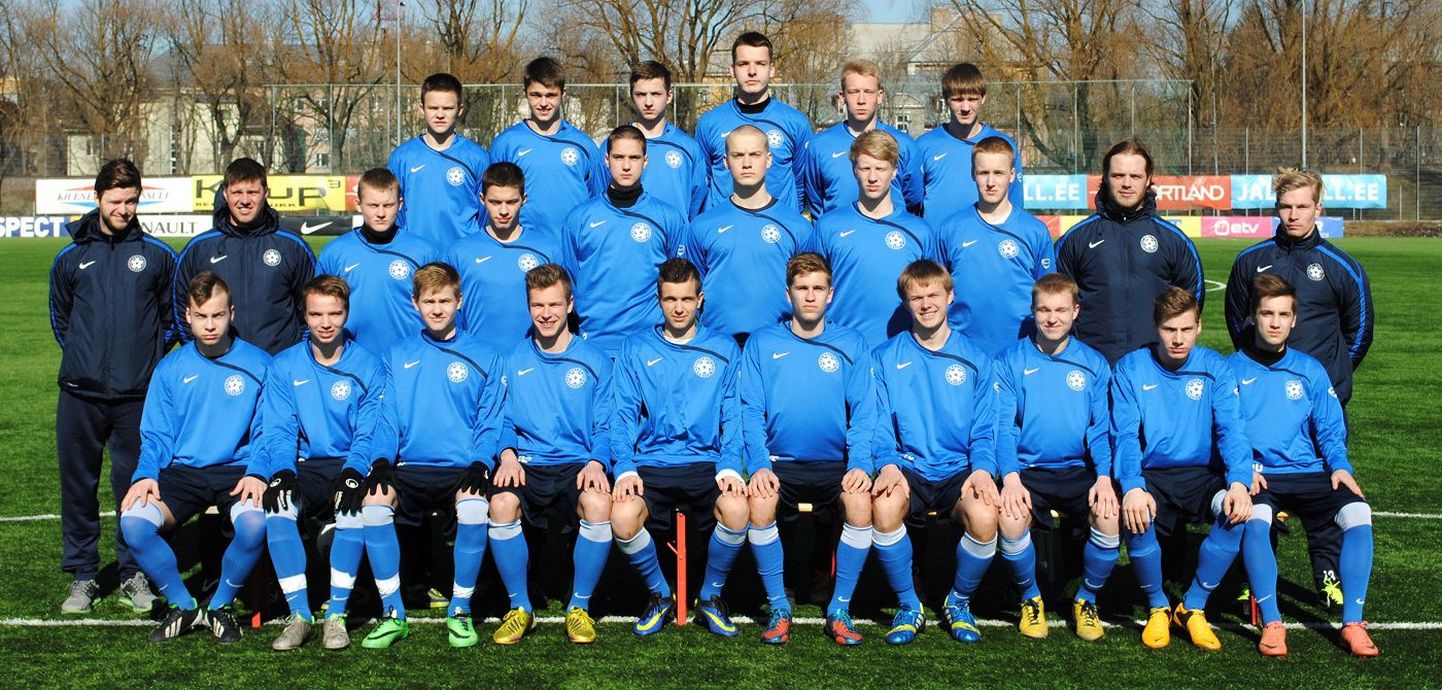 Eesti U18 koondis.