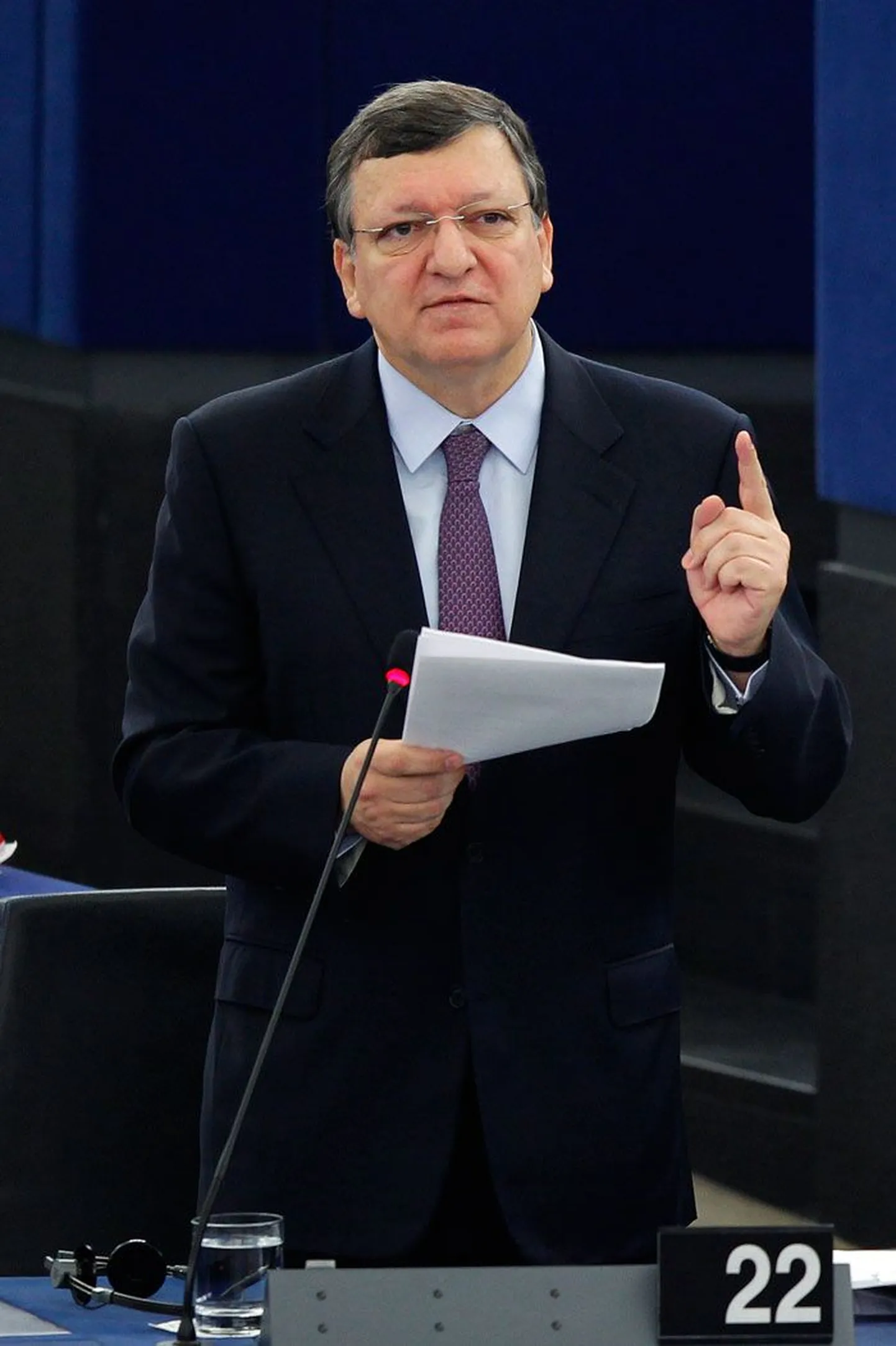 Euroopa Komisjoni president Jose Manuel Barroso luges Eestile sõnad peale.