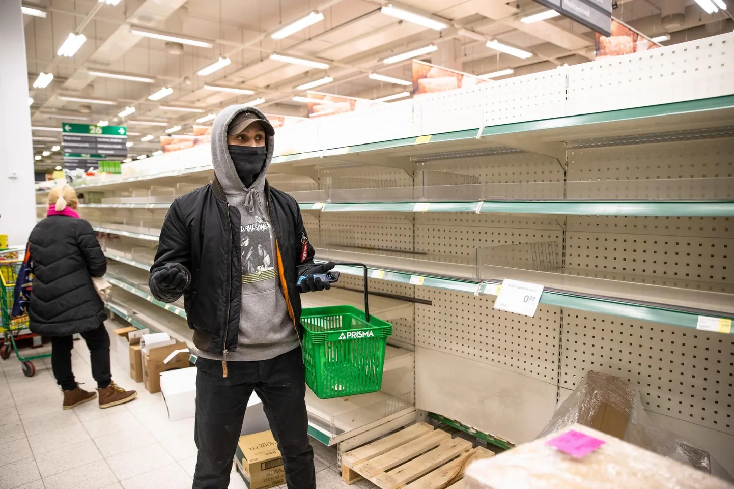 Koroonaaeg tuletas meelde, milline näeb välja pilt tühjadest kaupluseriiulitest.