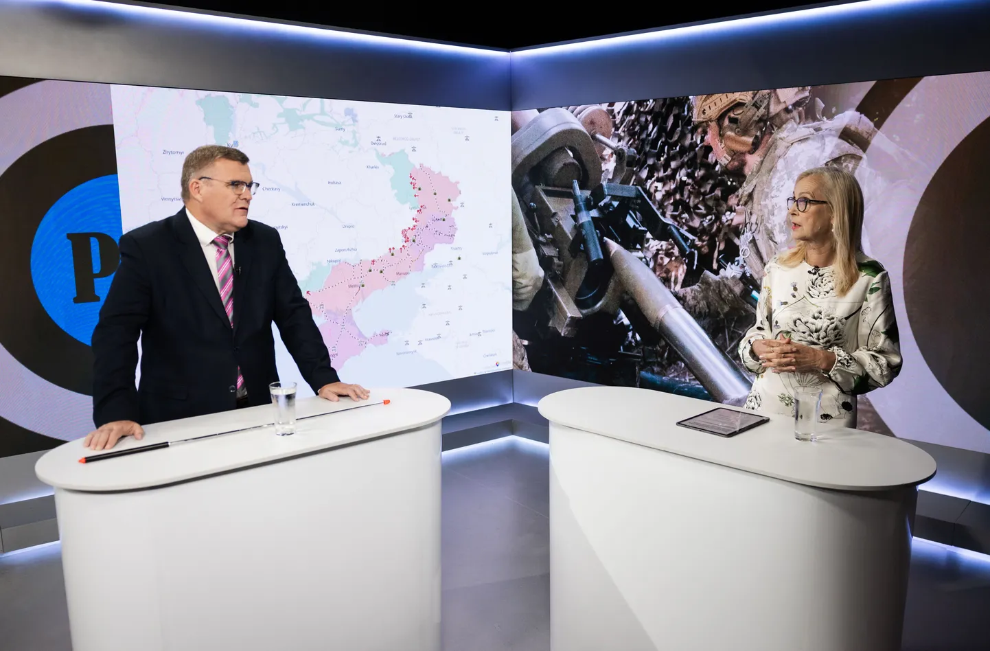 Глава Международного центра оборонных исследований Индрек Канник в передаче Sõjastuudio.