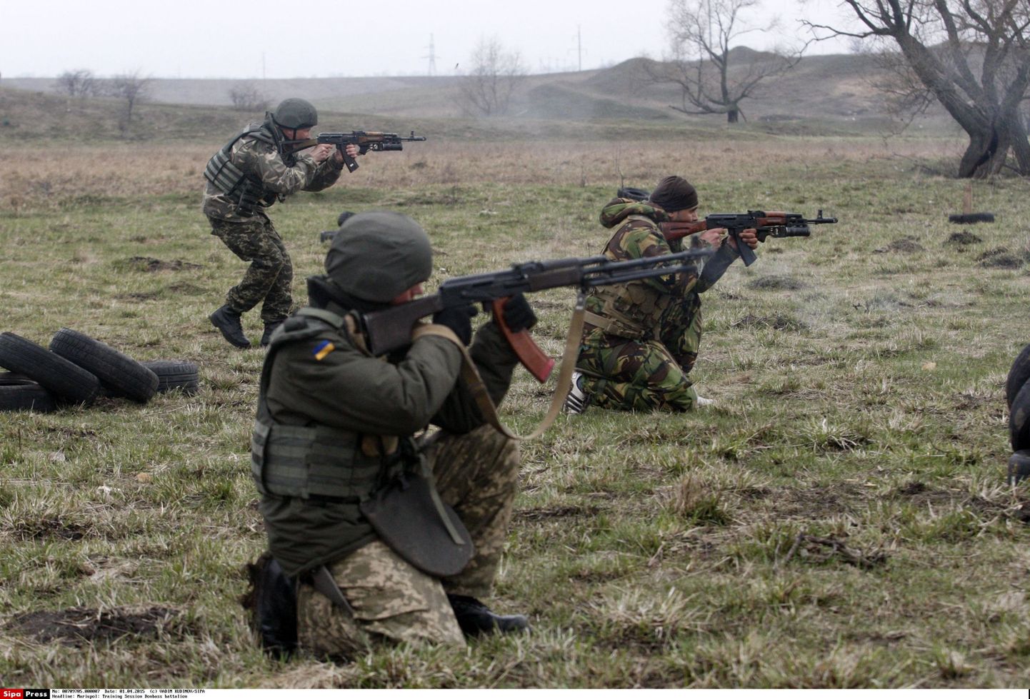 Ukraina Donbassi pataljoni sõjaväelased.