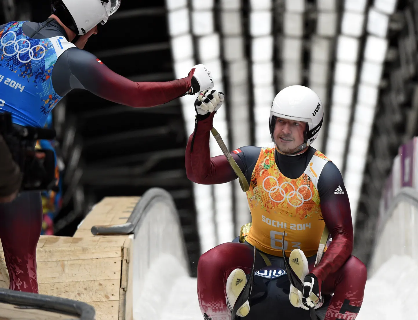 Латвийские саночники завоевали на Олимпиаде бронзовую медаль