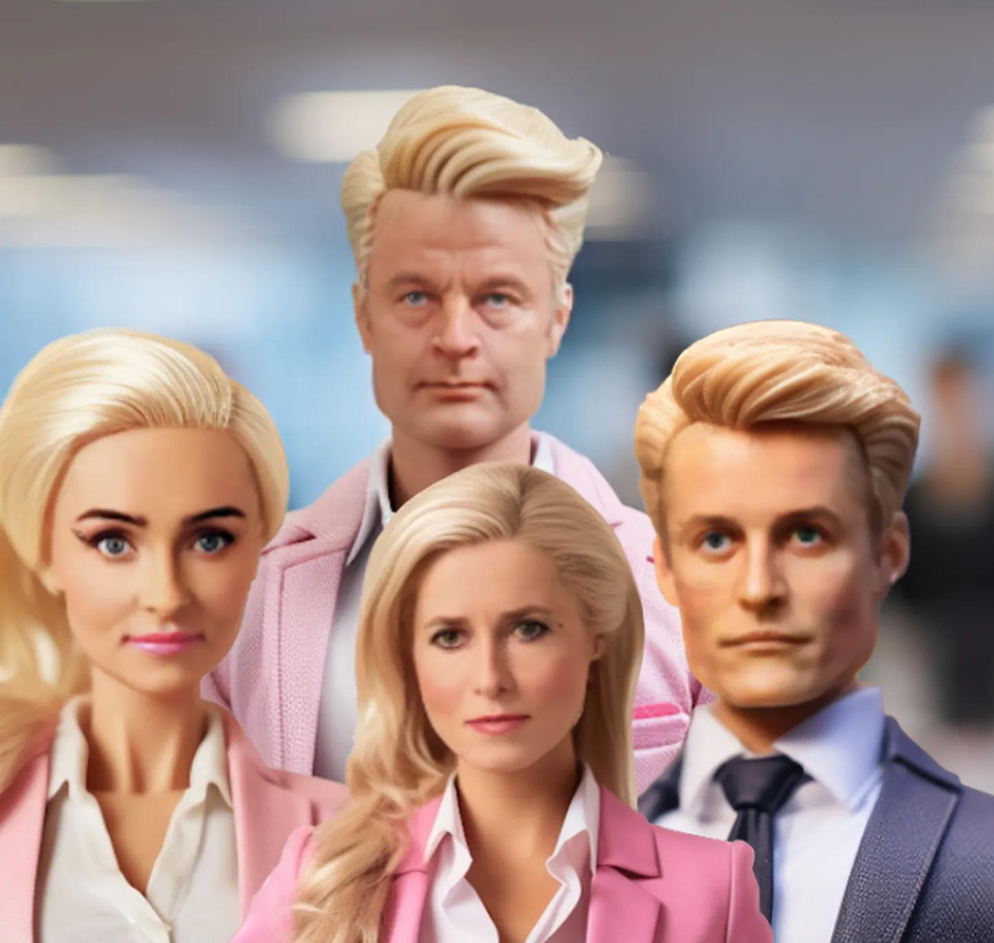 Eesti kuulsused Barbiede ja Kenidena.