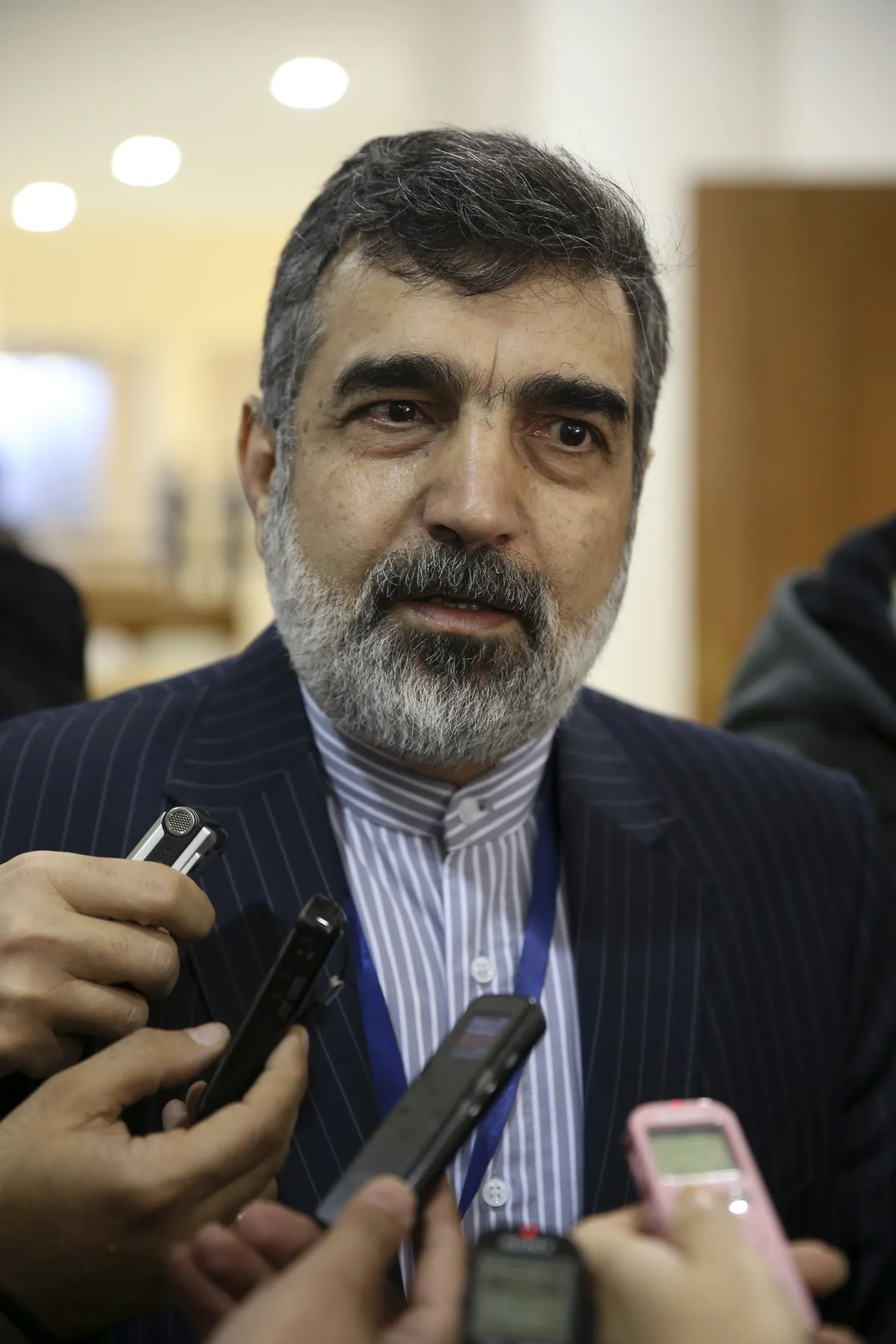 Iraani aatomienergiaagentuuri pressiesindaja Behrouz Kamalvandi sellel 2014. aastast pärineval fotol.