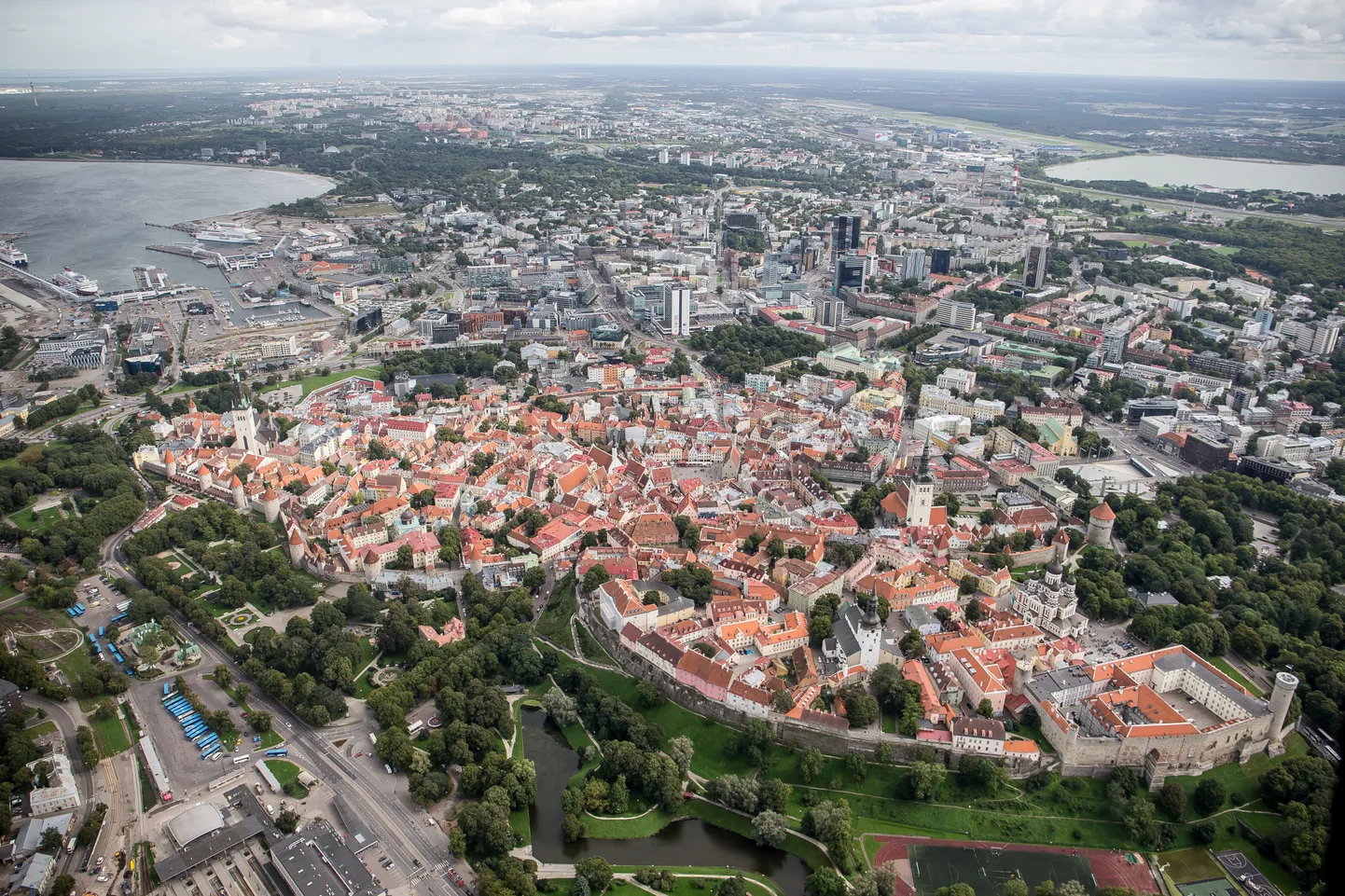 Tallinna linn õhust.