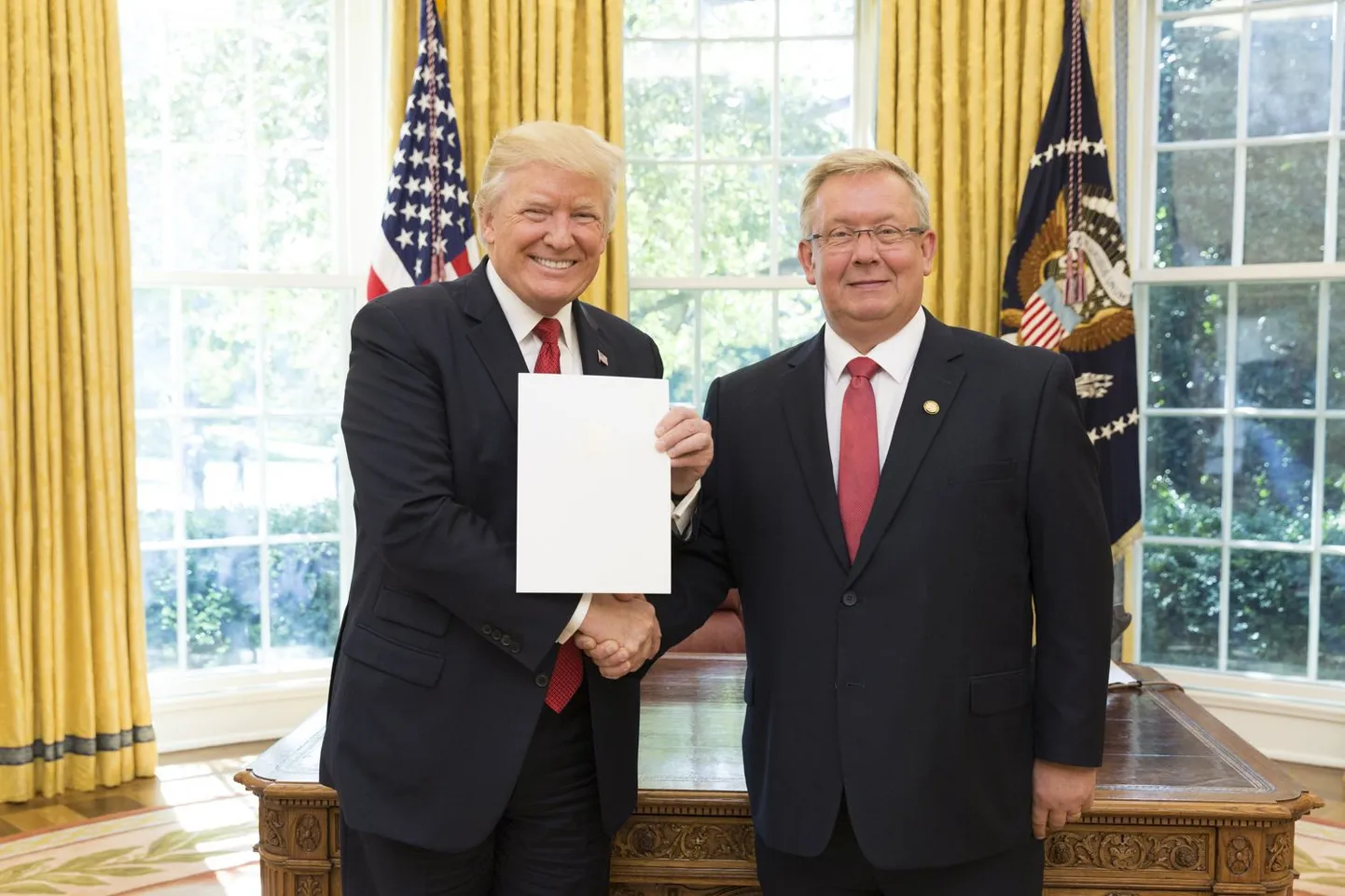 Donald Trump ja Lauri Lepik.