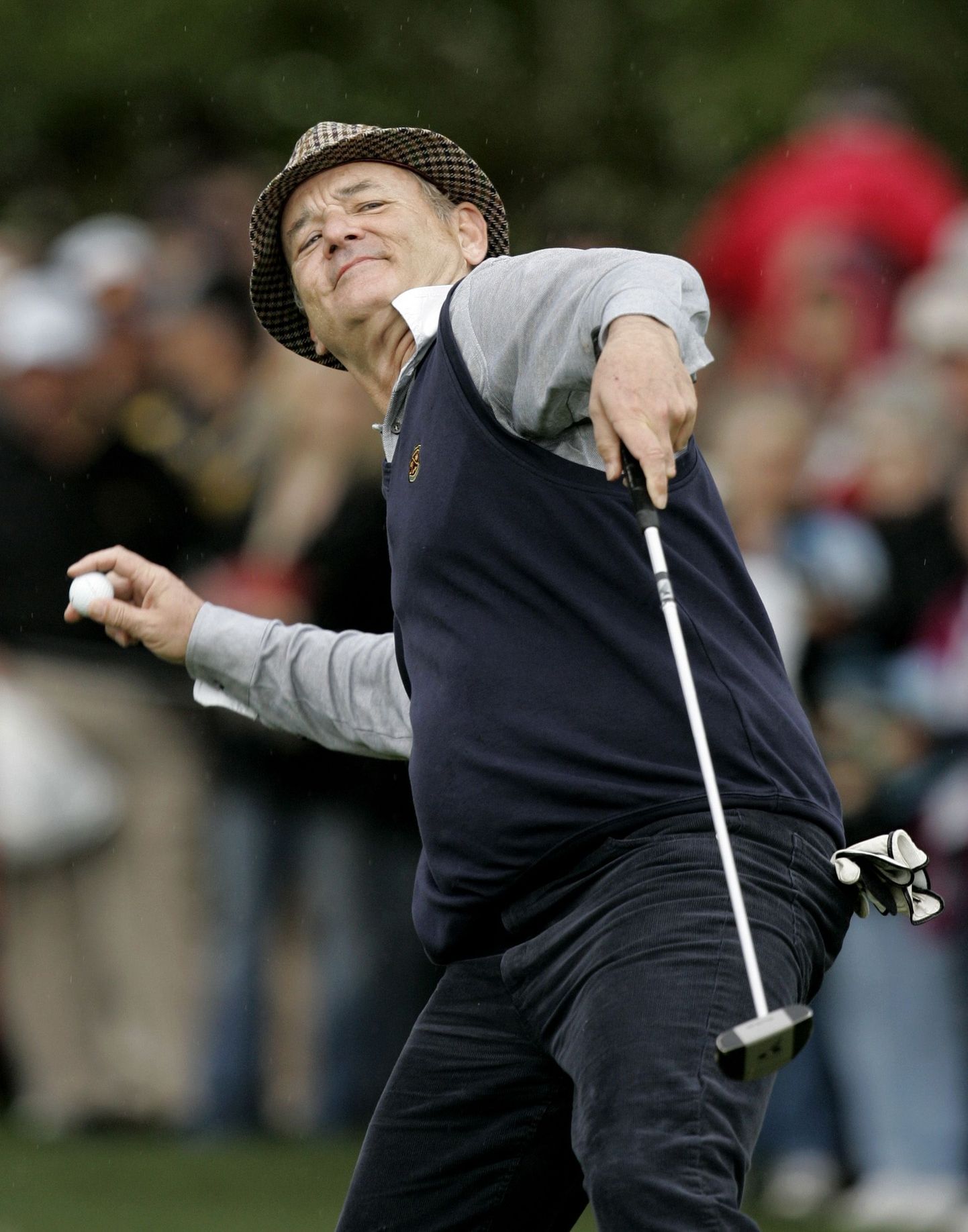 Kümnetes komöödiafilmides üles astunud Bill Murray armastab vabal ajal golfi mängida.