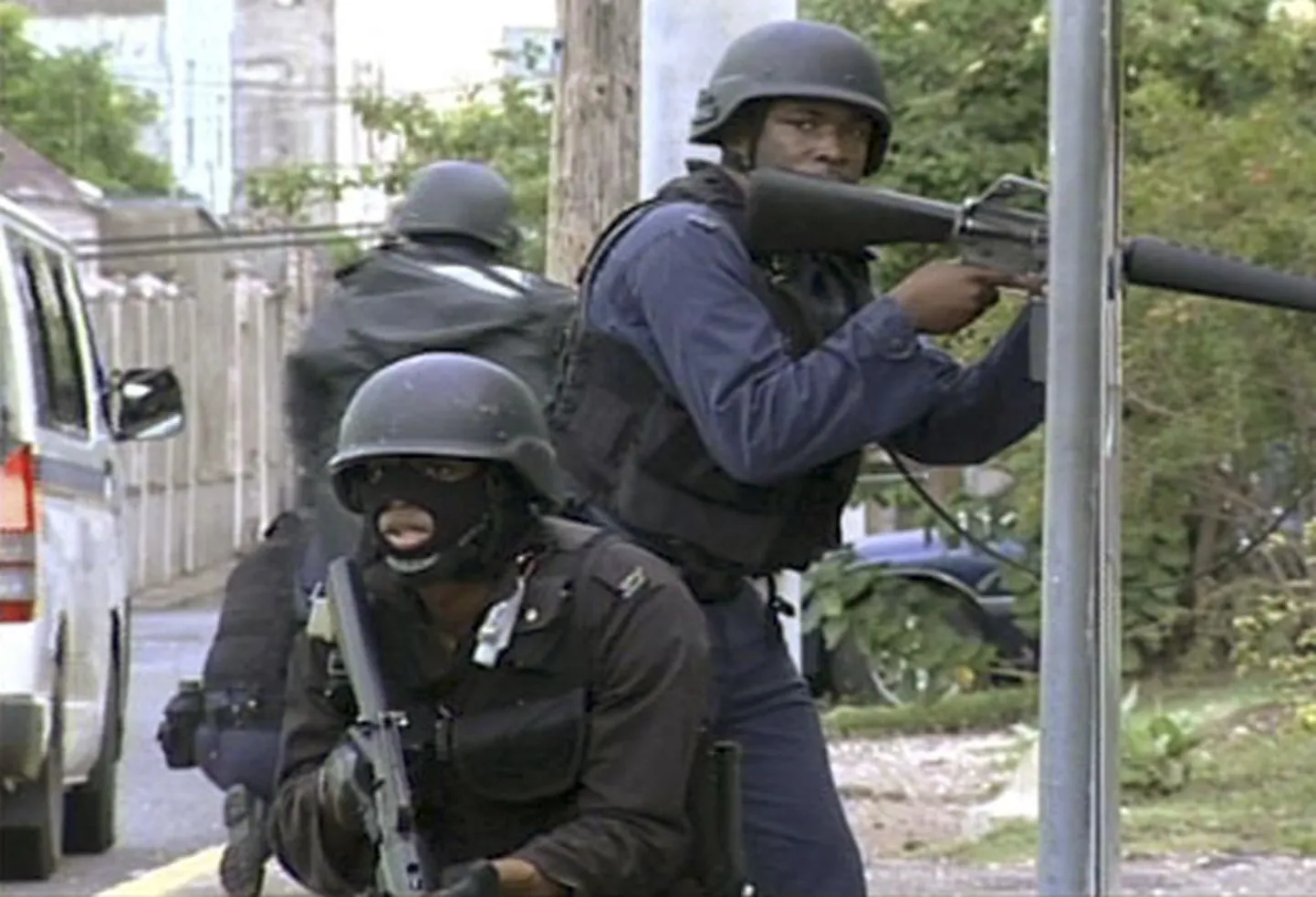 Jamaica politseinikud.