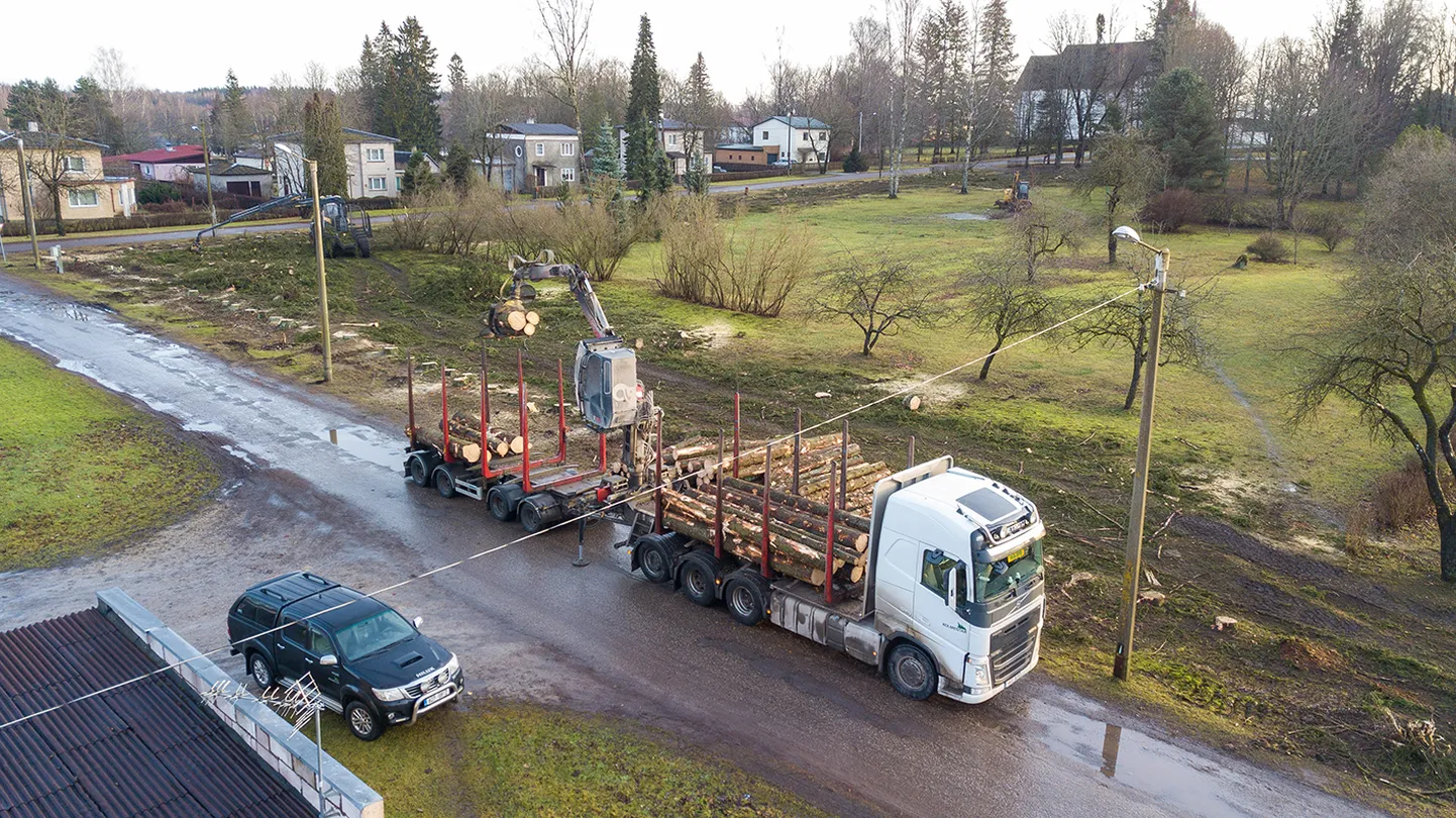 Türi põhikooli ehitus. 
Foto: Dmitri Kotjuh/ Järva Teataja