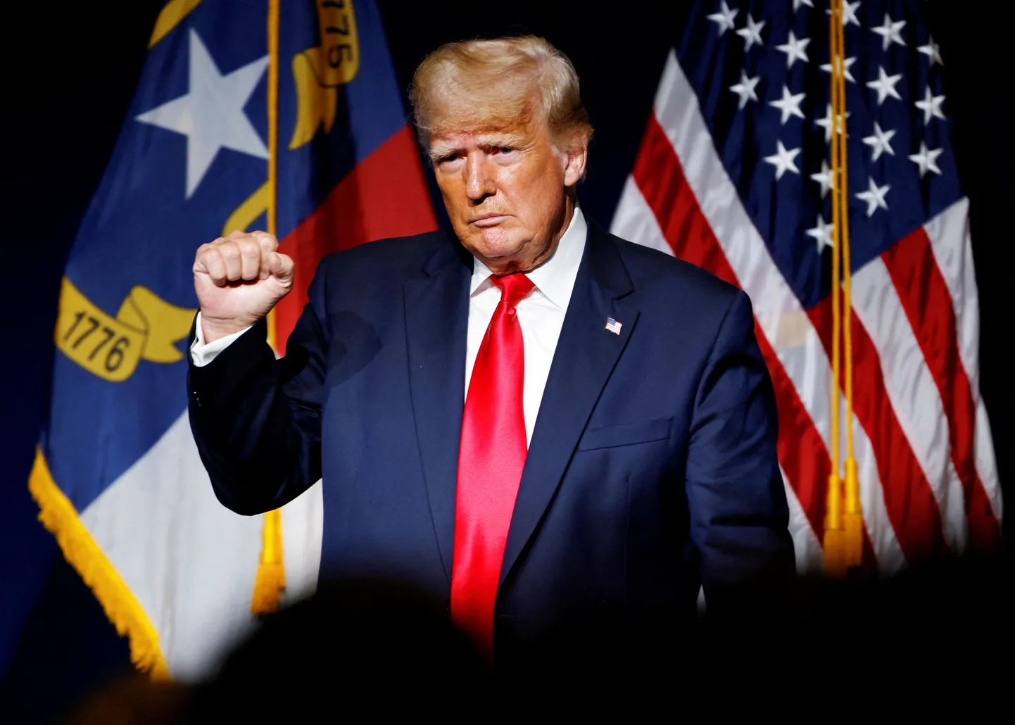 USA ekspresident Donald Trump vabariiklaste koosolekul Greenville´is.