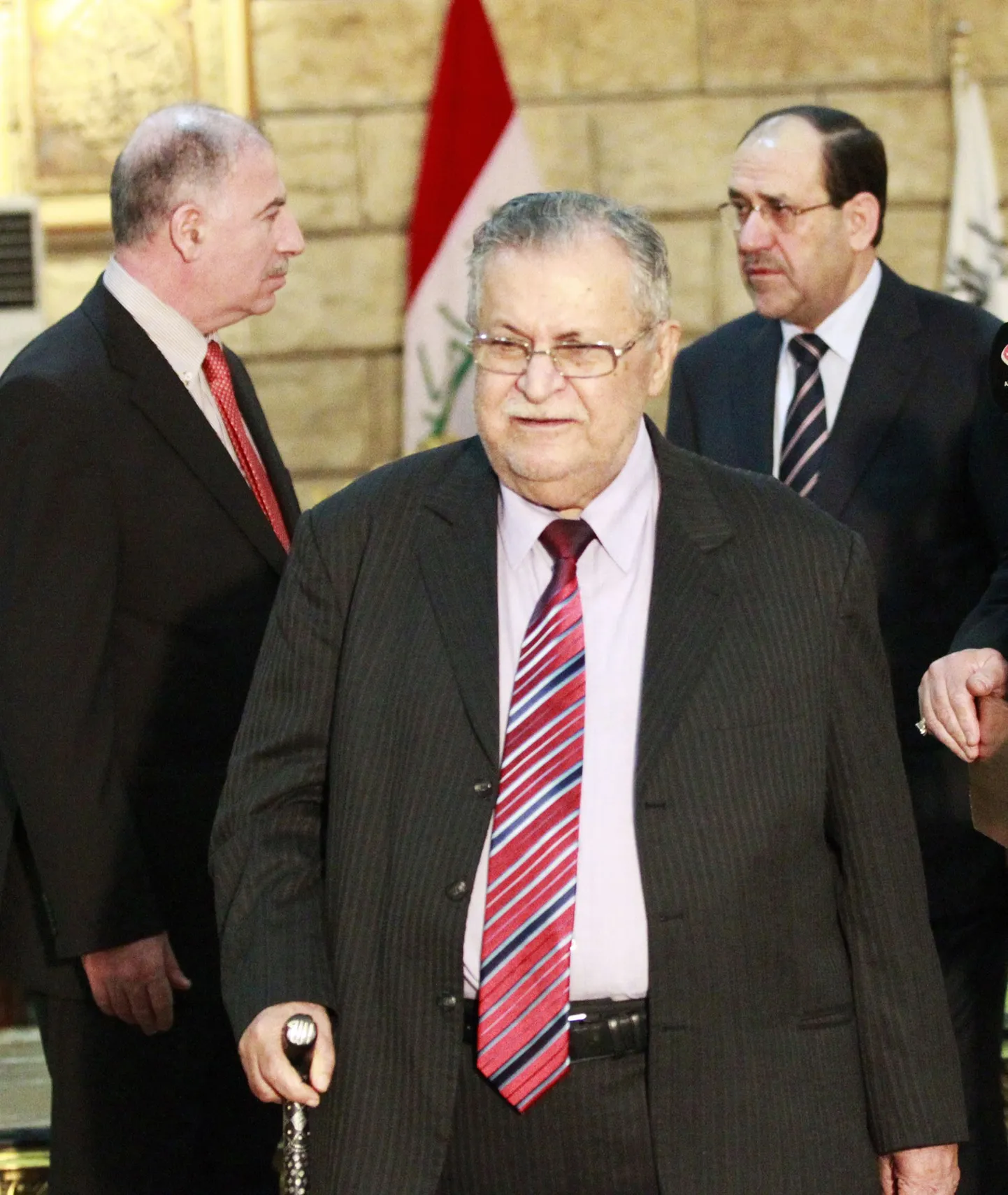 Iraagi president Jalal Talabani (esiplaanil)