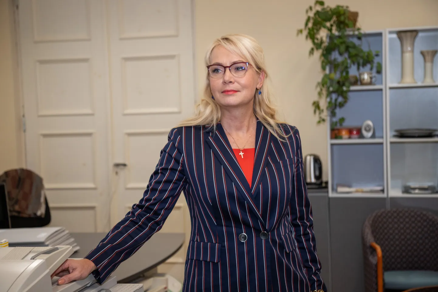 Rahvastikuminister Riina Solman.