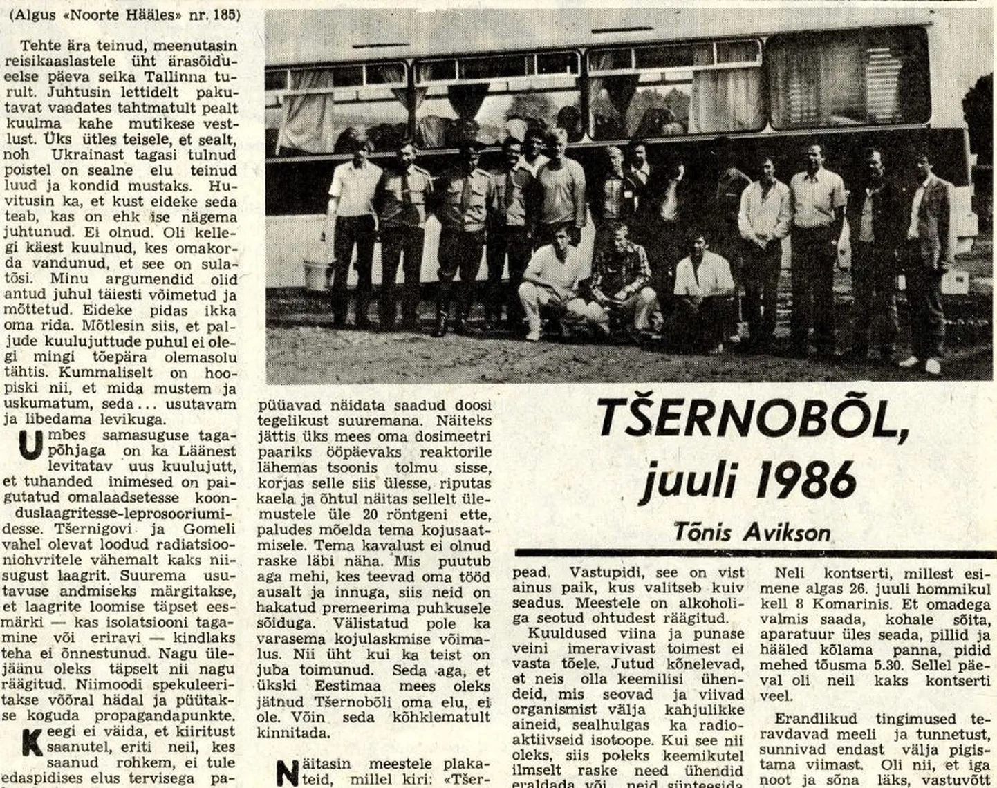 Reportaaž Tšernobõlist.