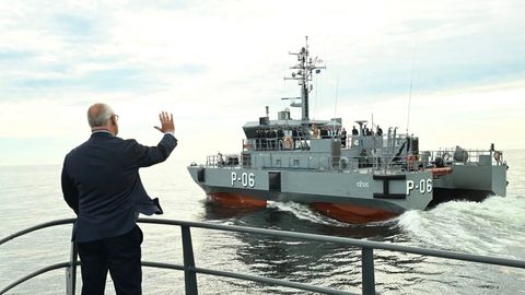 Läti president saabus riigivisiidi raames Ruhnu