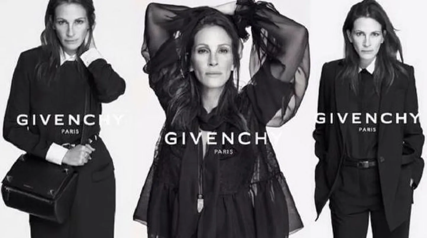 Julia Roberts Givenchy reklaamnäona