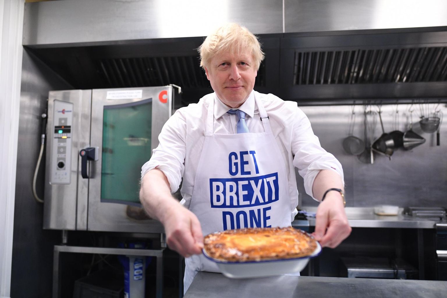 Tooride liider Boris Johnson Londonis pagaritöökojas.