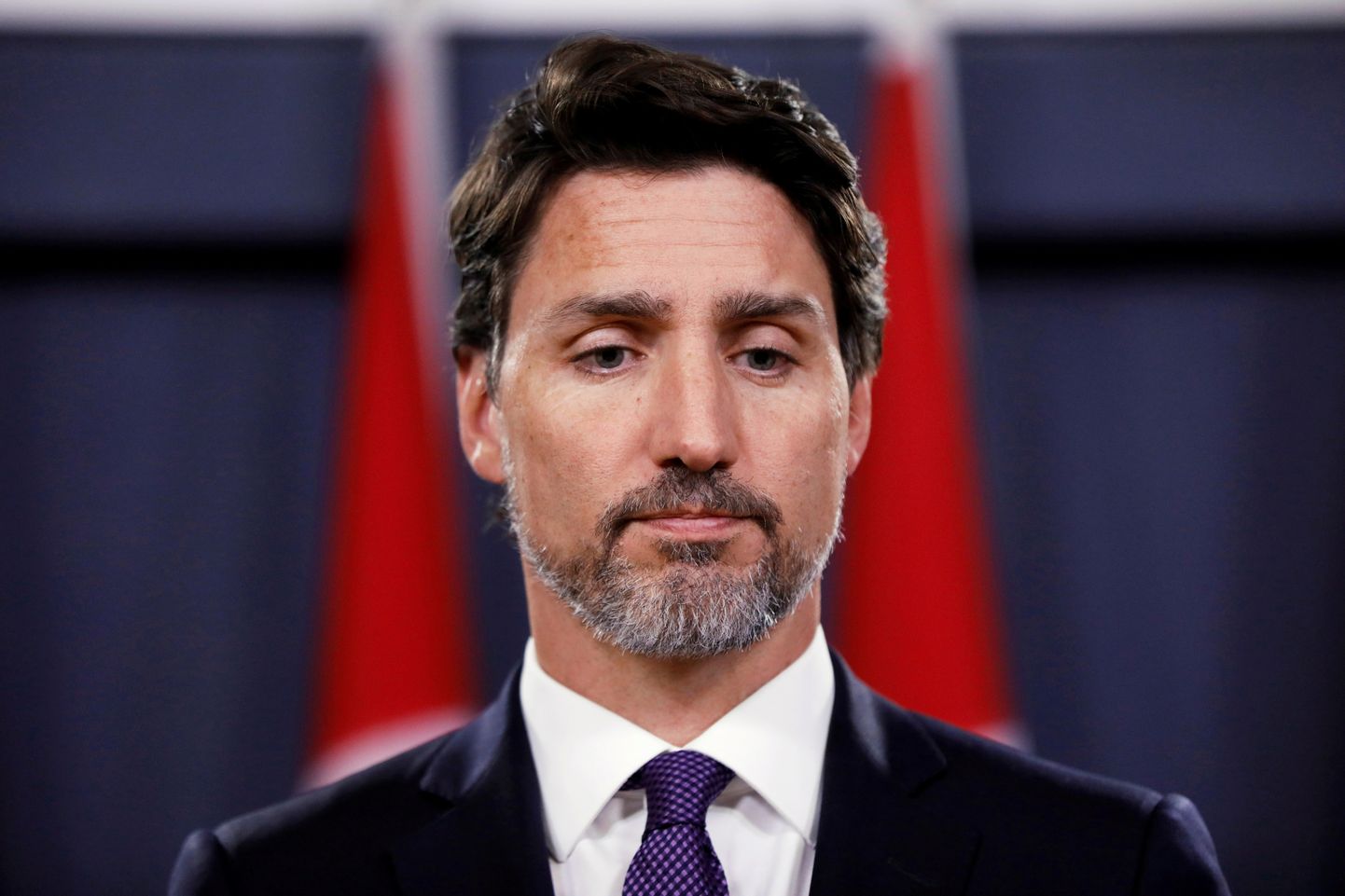 Kanada peaminister Justin Trudeau 9. jaanuaril Ottawas pressikonveretsil, kus rääkis Teheranis Ukraina lennukiga toimunud õnnetusest