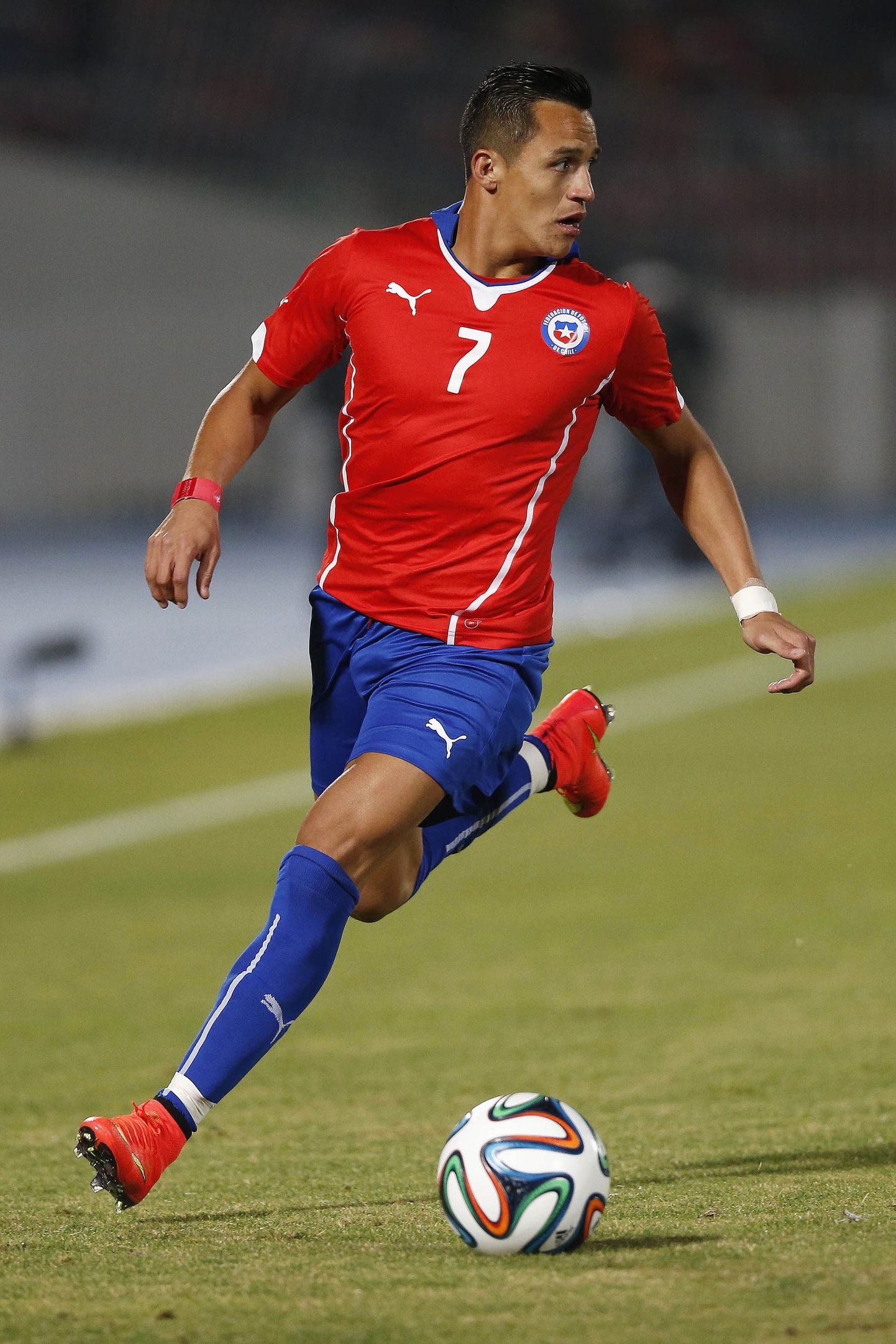 Tšiili koondise tähtmängija Alexis Sanchez.