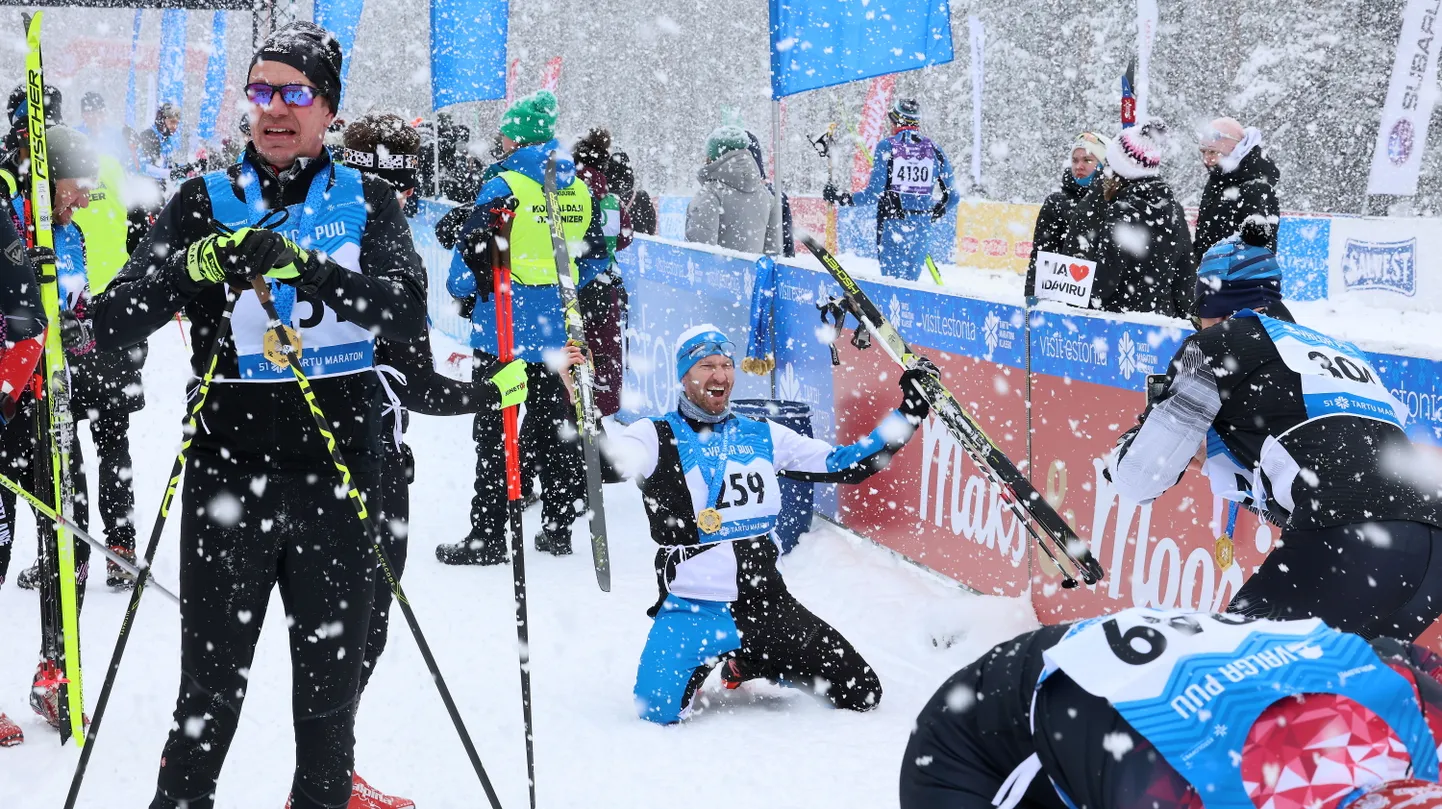 Ülevaid emotsioone Alutagusel peetud Tartu maratoni põhipäeval juba jagus: esmalt sai publik ühes kohas koos lustida ja sportlastele pöialt hoida, kuid mõistagi võtab rõõmustama ka finišijoone ületamine.