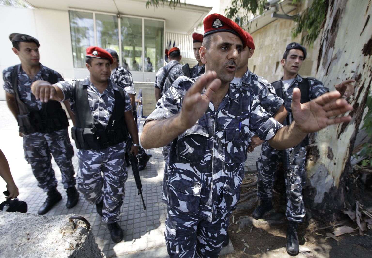 Liibanoni politseinikud juulis Beirutis.