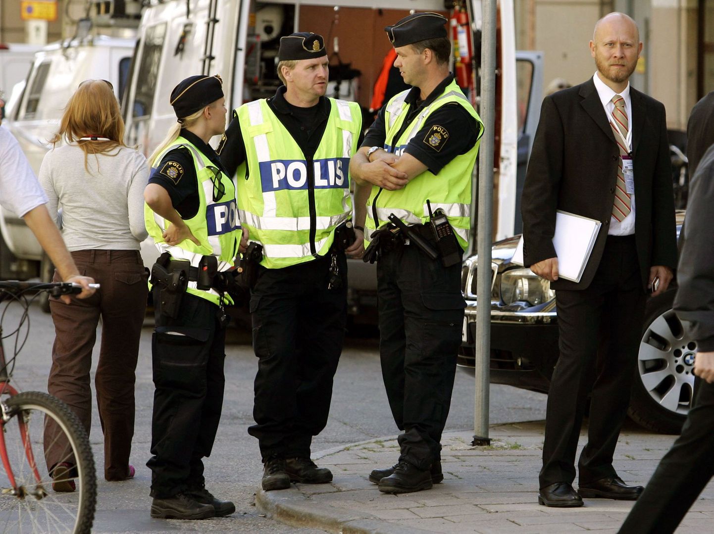 Stockholmi politseinikud.