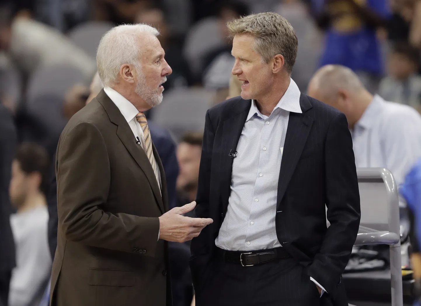 Gregg Popovich ja Steve Kerr.