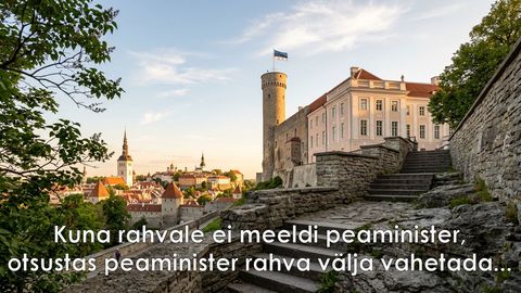 Rahvale ei meeldi peaminister