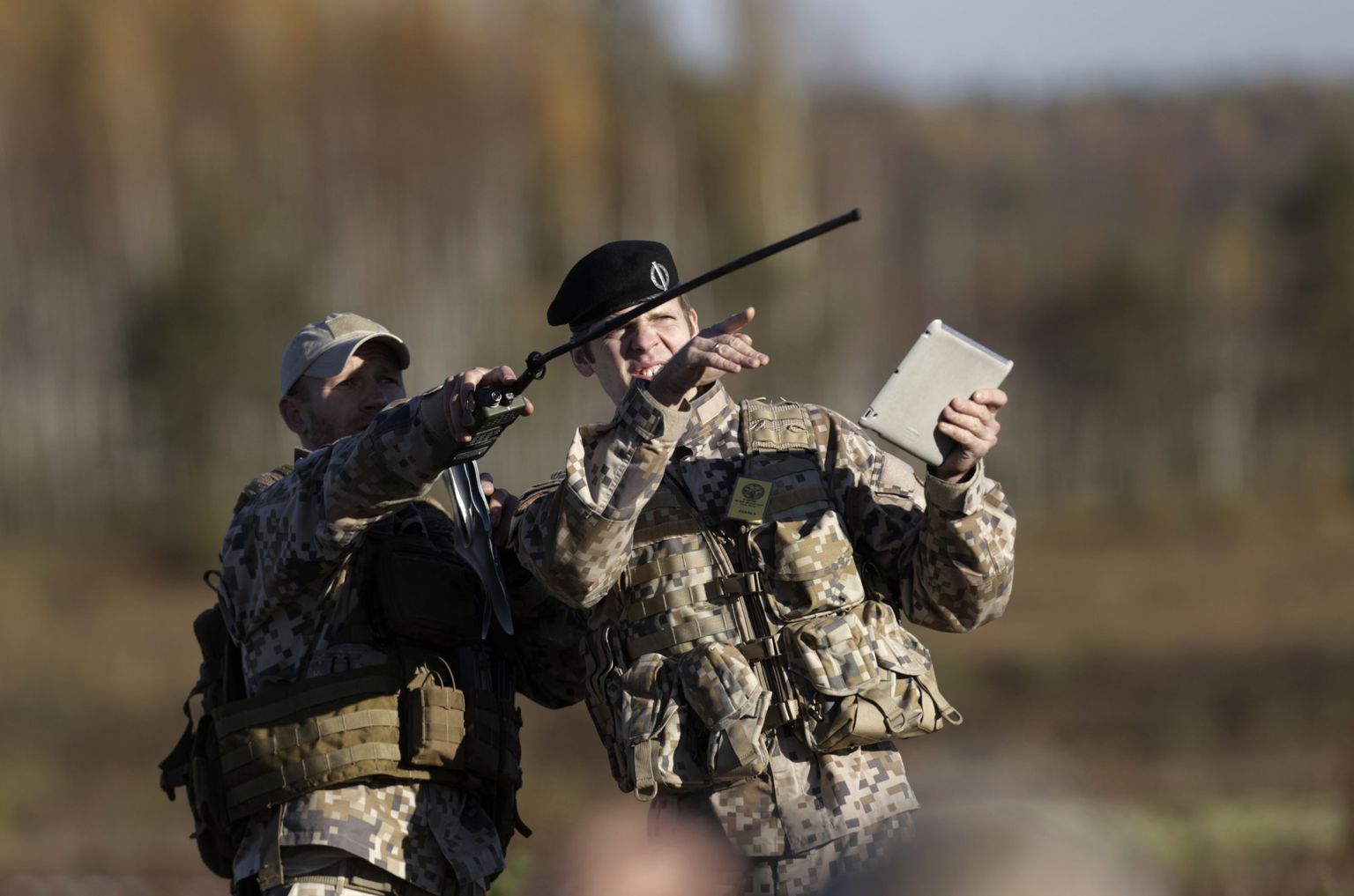 Läti sõjaväelased NATO õppustel