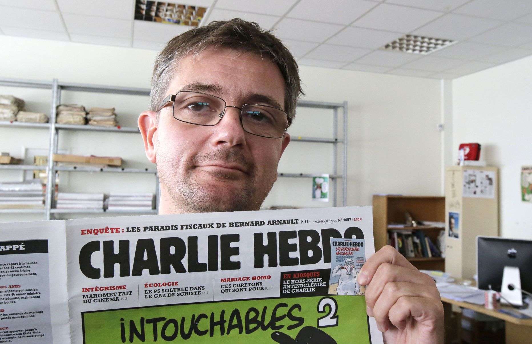Rünnakus hukkunud Charlie Hebdo peatoimetaja Stephane Charbonnier.