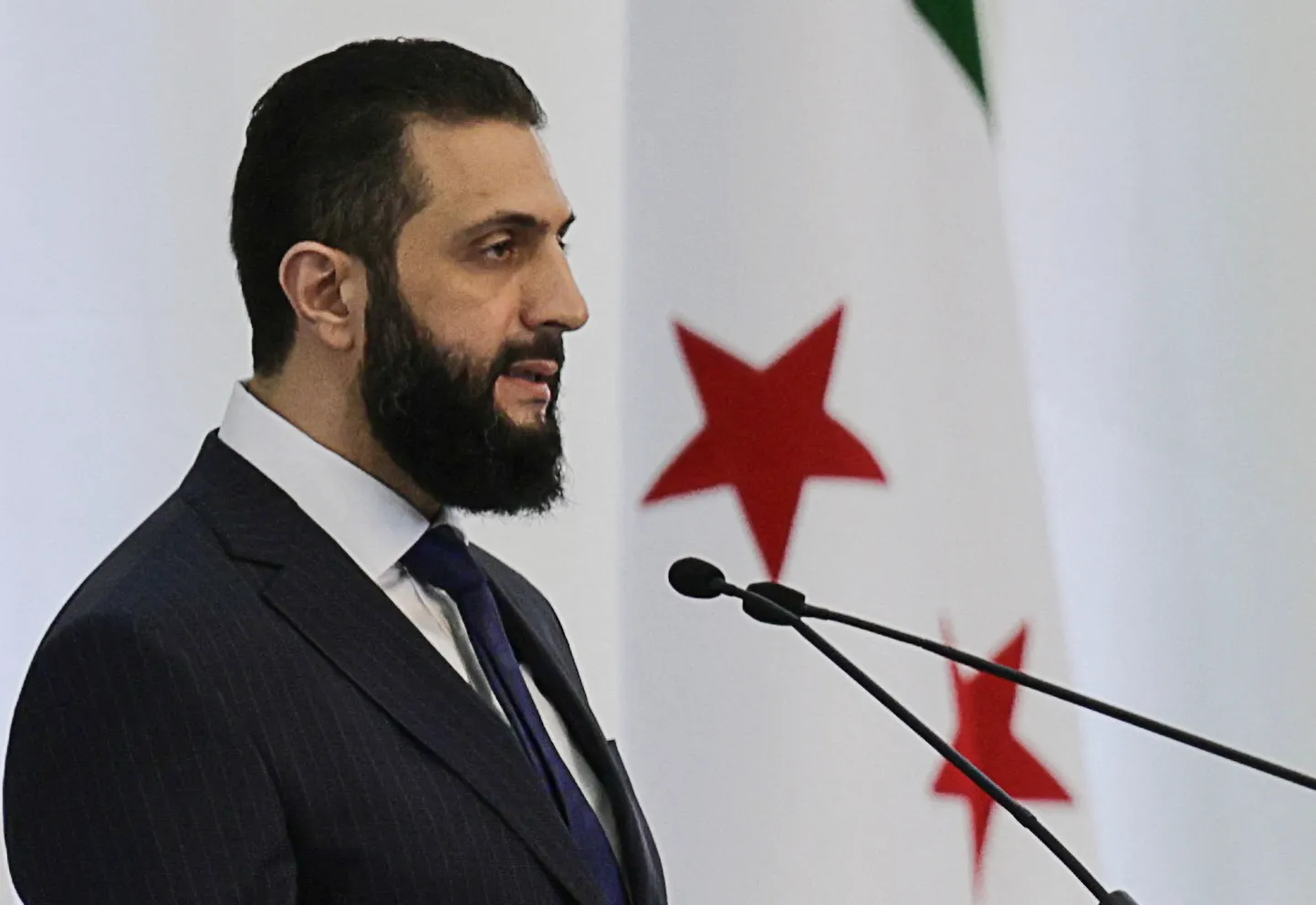Süüria ajutine president Ahmed al-Sharaa.