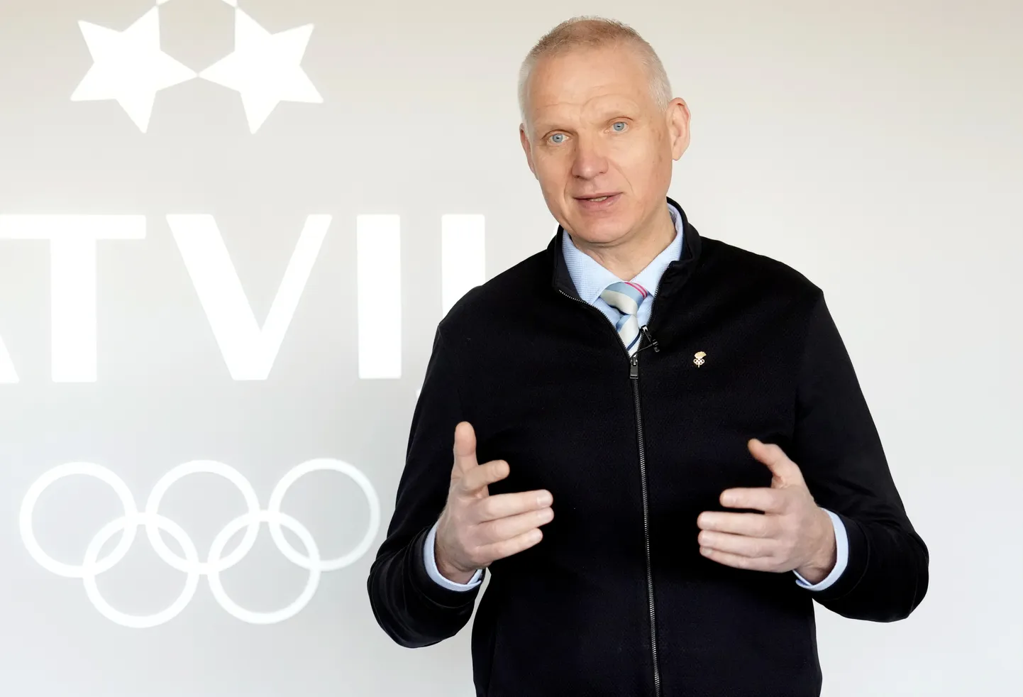 Latvijas Olimpiskās komitejas prezidents Žoržs Tikmers.