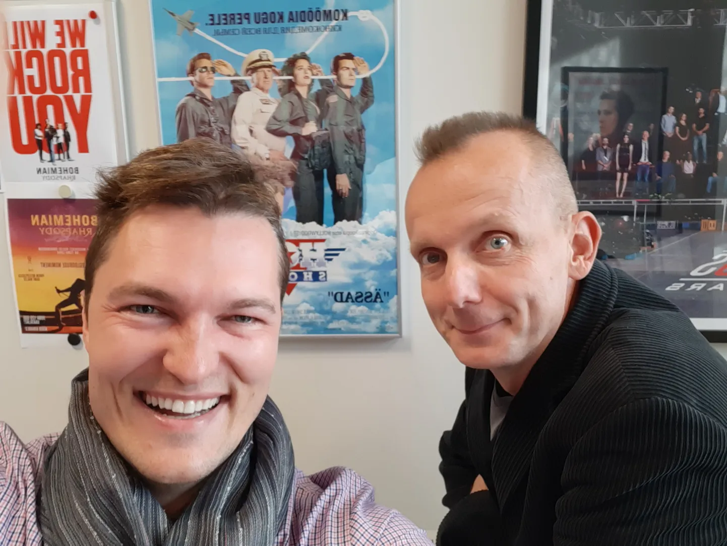 Lauri Hermann ja Lauri Kaare rääkimas filmimaailmast