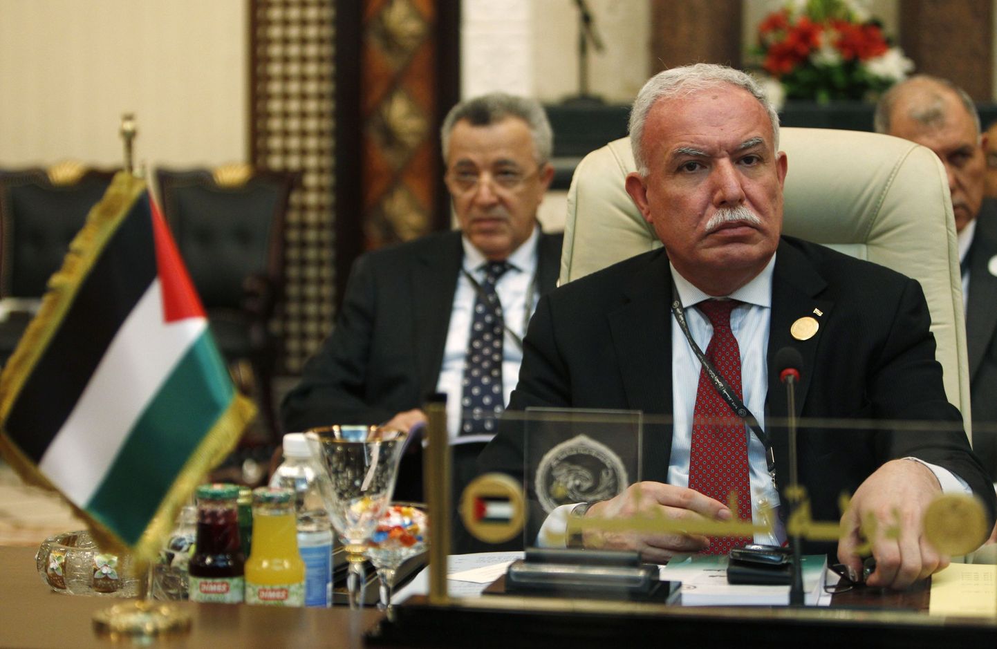 Palestiina välisminister Riyad al-Malki.
