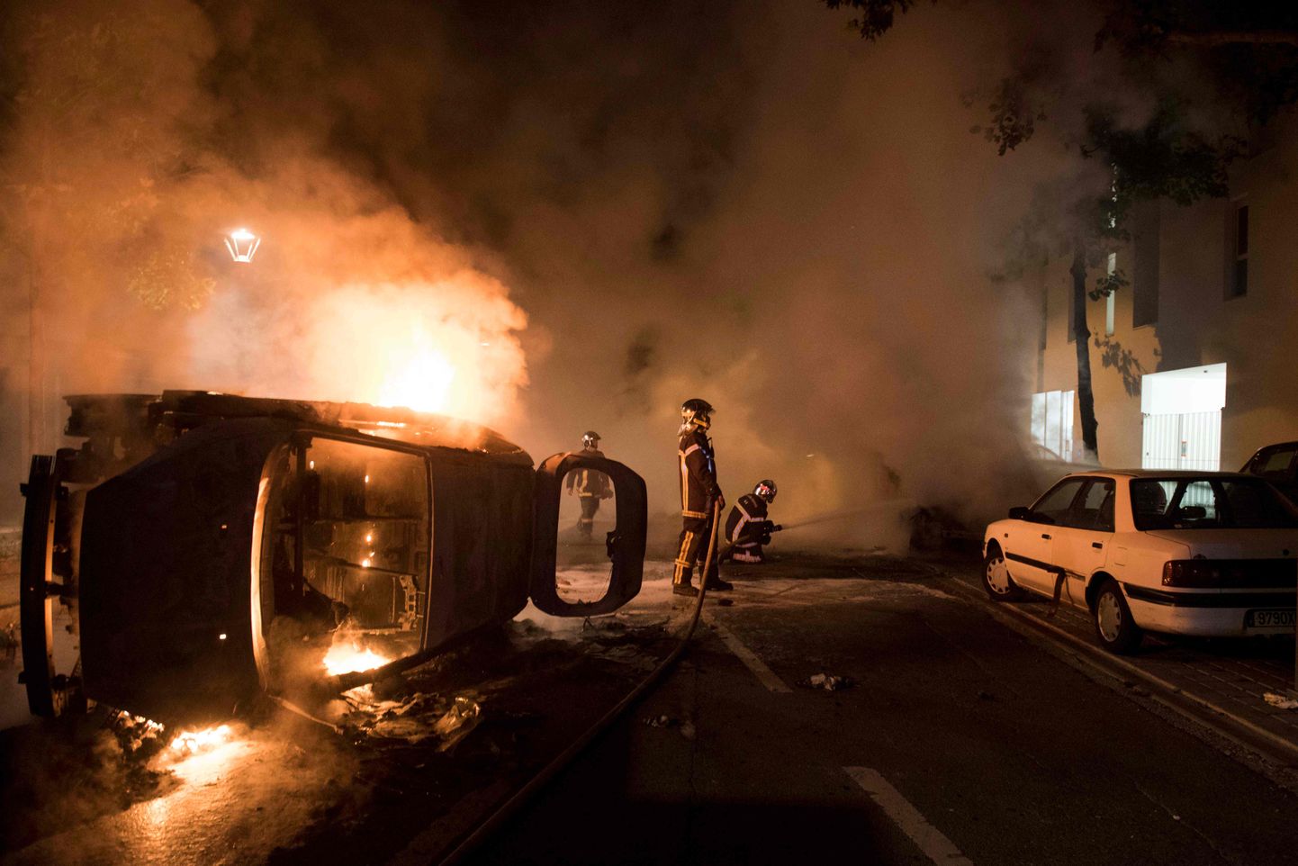 Protestimeeleavaldused on Nantes'i linnas kestnud alates teisipäeva õhtust.