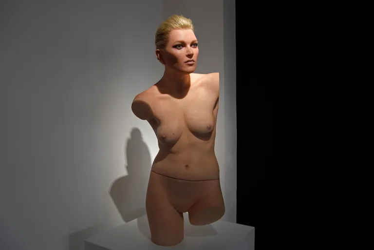 Realistlik Kate Mossil põhinev skulptuur, mille nimi on «MILF». Kunstiteose autoriks on Edgar Askelovic ning see kaalub 80 kilo.