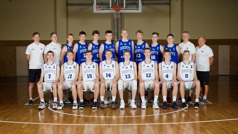 Täna otsepilt: Eesti U16 korvpallikoondis kohtub kaheksandikfinaalis Prantsusmaaga