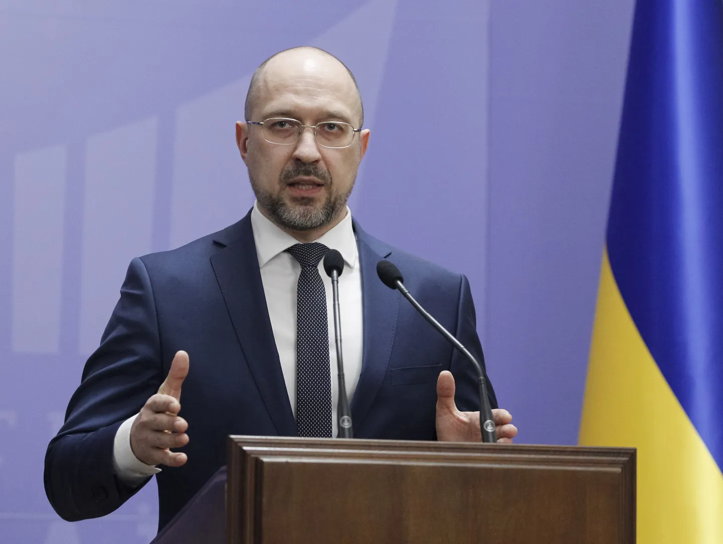 Ukraina peaminister Denõss Šmõgal.