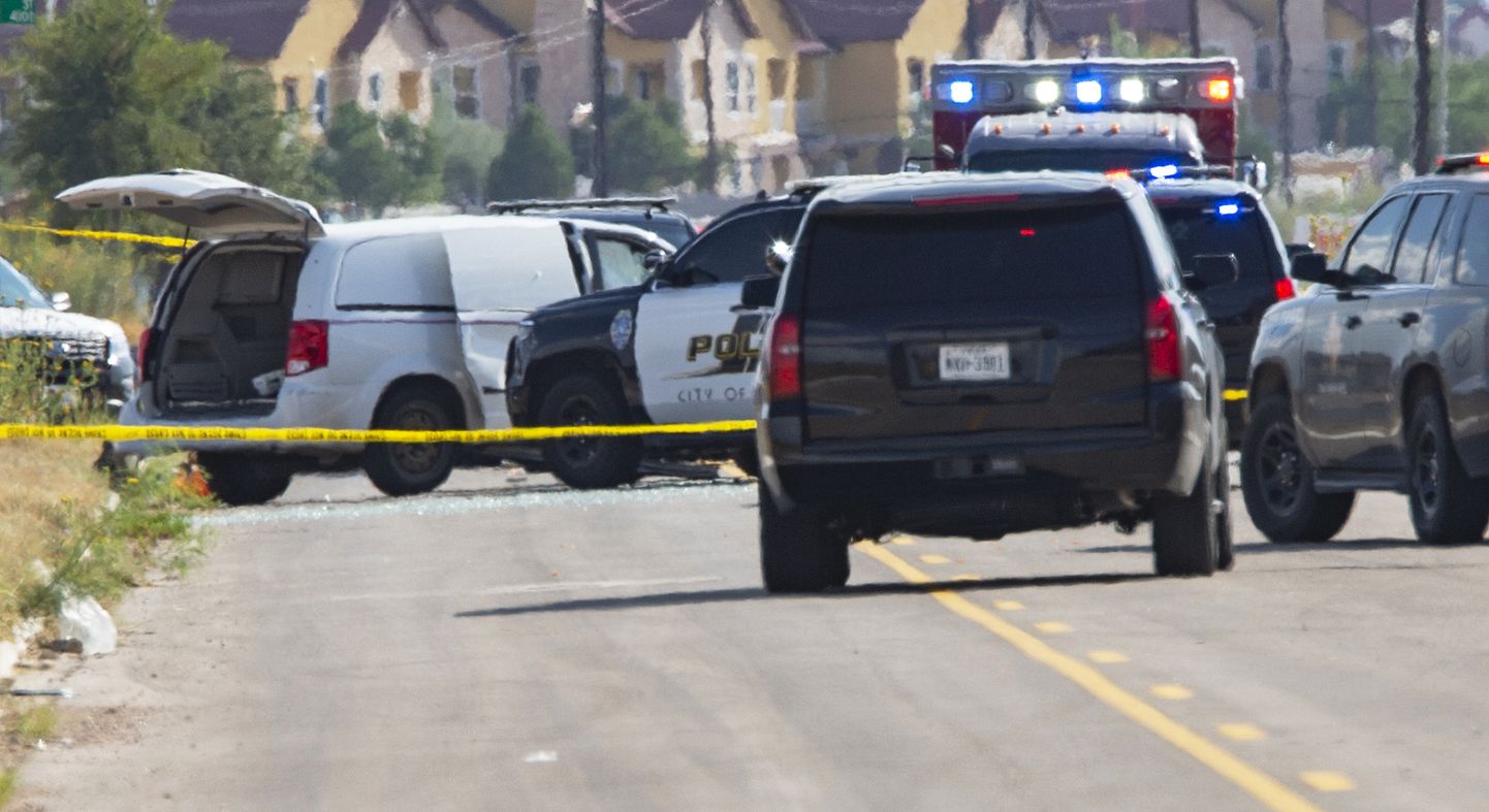 Politsei reageerimas tulistamisele USA Texase osariigis Odessas.