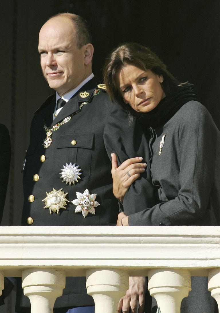 Monaco vürst Albert II ja ta õde, printsess Stephanie