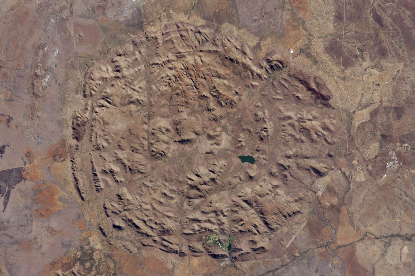 Pilanesbergi vulkaani jäänused Lõuna-Aafrikas