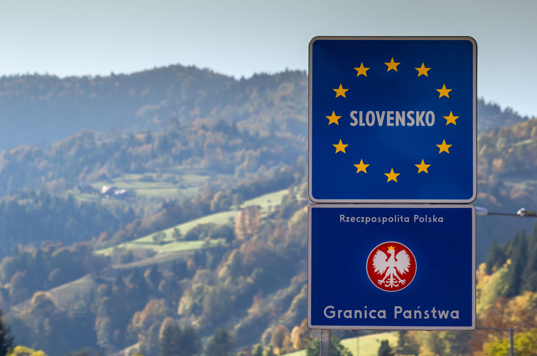 Polijas-Slovākijas robeža.