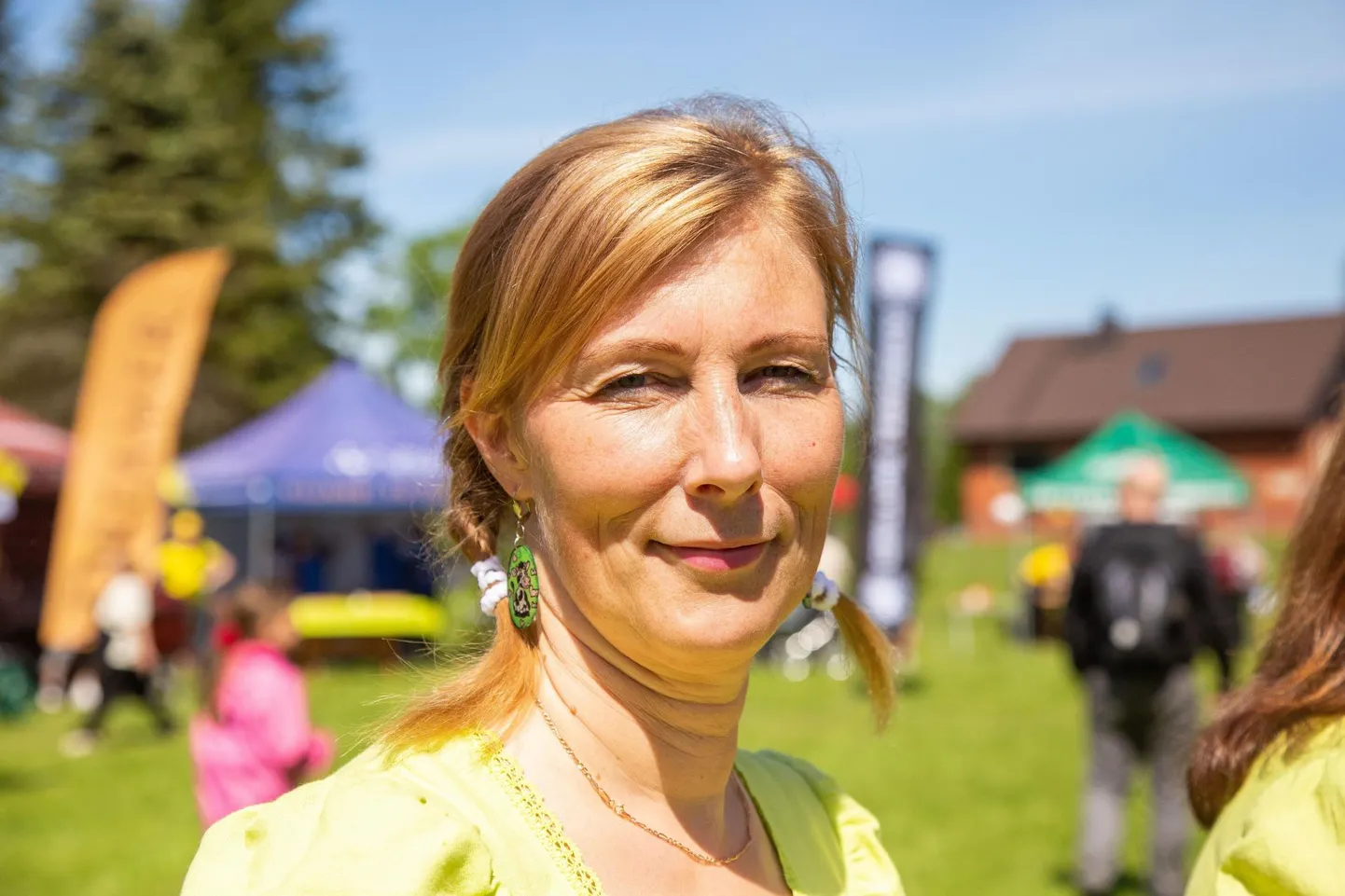 Piimapäeva perenaine, Eesti Piimandusmuuseumi juht Anneli Siimussaar.