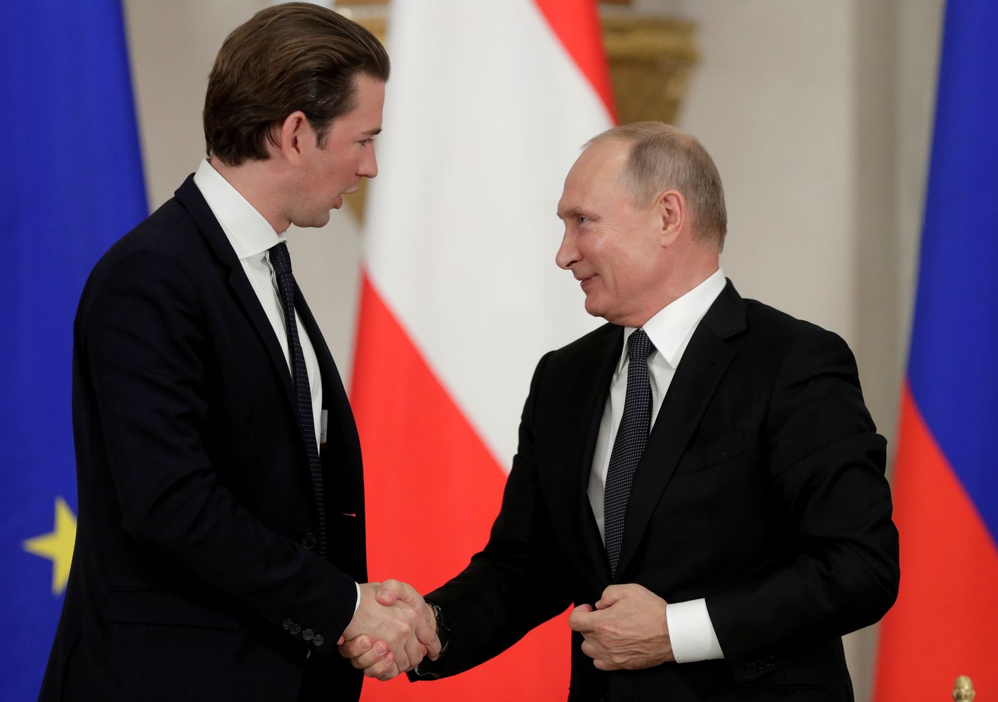 Austria liidukantsler Sebastian Kurz kohtus Vladimir Putiniga 3. oktoobril.