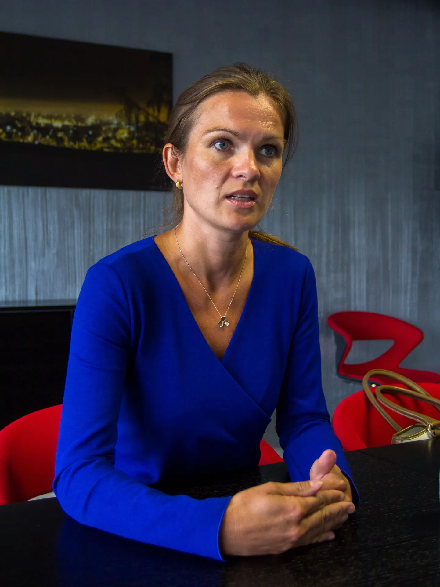 Väliskaubandus-ja ettevõtlusminister Anne Sulling.