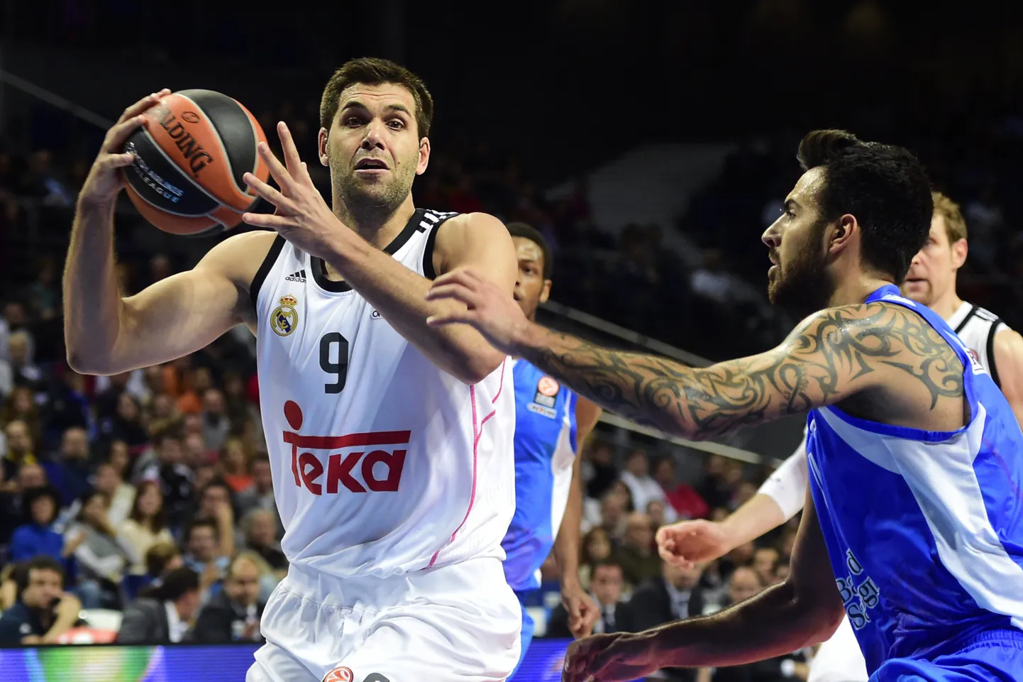 Felipe Reyes (vasakul) ja  Brian Sacchetti.